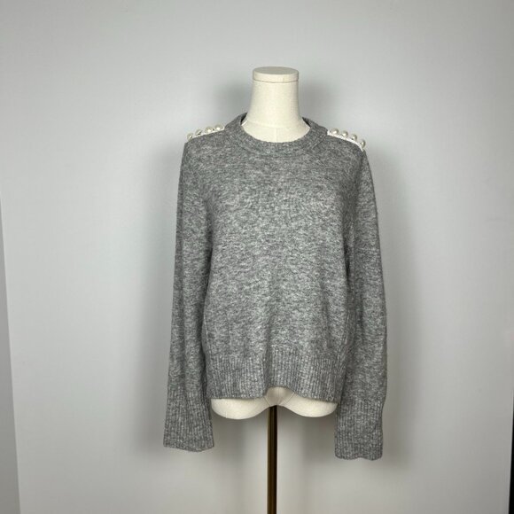 3.1 Phillip Lim Lofty Pearl Embellished Sweater Size US Small - Picture 1 of 7